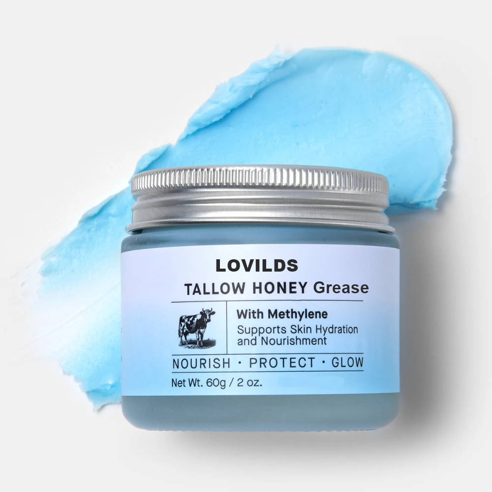 ✨🩵𝐋𝐚𝐬𝐭 𝐃𝐚𝐲 𝐃𝐢𝐬𝐜𝐨𝐮𝐧𝐭: 50% 𝐎𝐅𝐅🌸LOVILDS™ Tallow Honey Grease with Methylene - Naturally Hydrates to Restore Balance and Prevent Aging