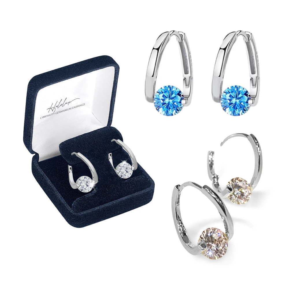 🔥LAST DAY SALE-50% OFF🎁 Slimoly™ Lymphvity MagneTherapy Germanium Earrings