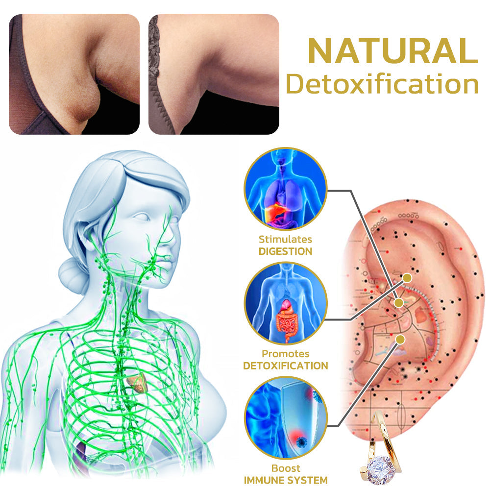 🔥LAST DAY SALE-50% OFF🎁 Slimoly™ Lymphvity MagneTherapy Germanium Earrings