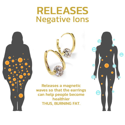 🔥LAST DAY SALE-50% OFF🎁 Slimoly™ Lymphvity MagneTherapy Germanium Earrings